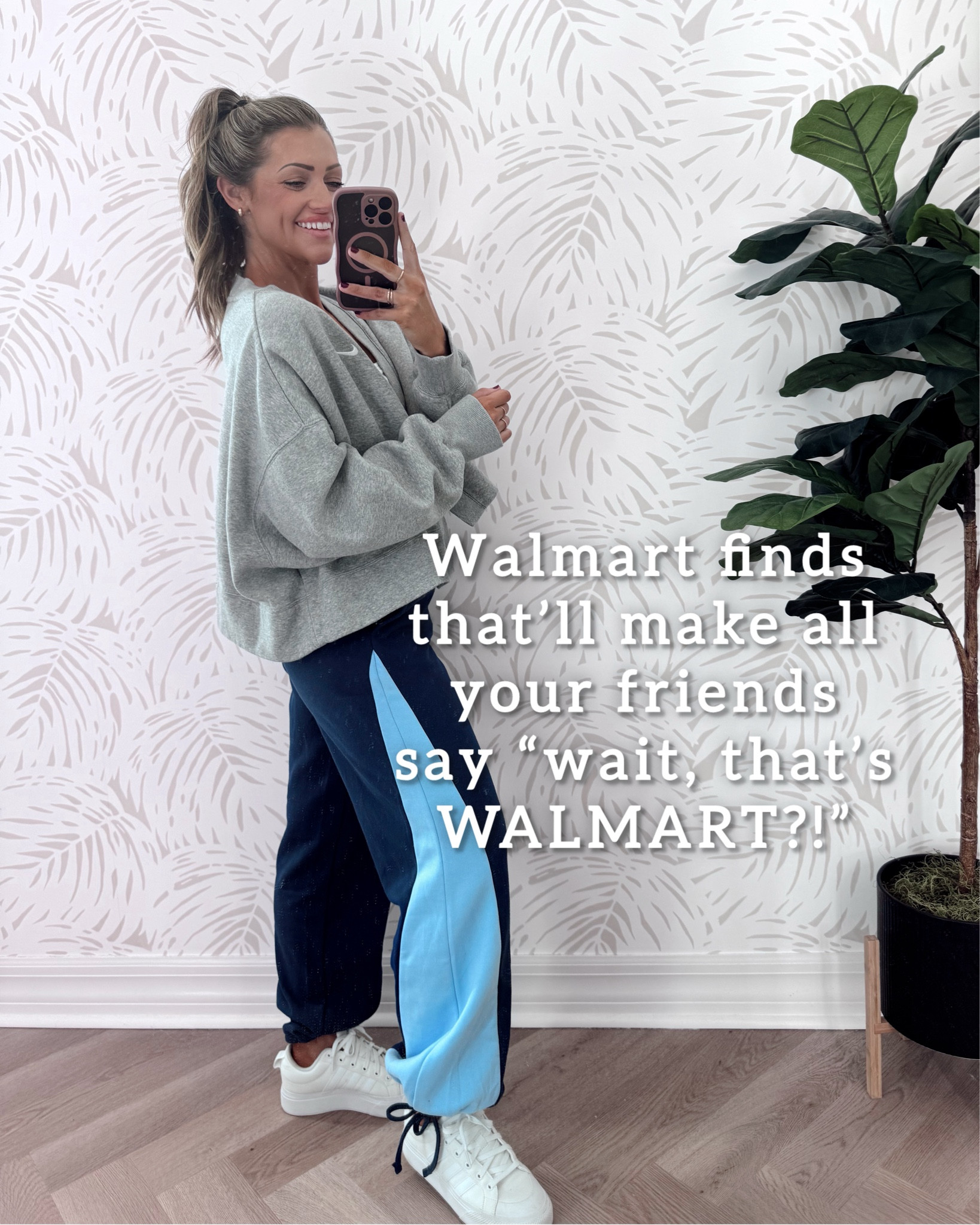 I wear XS in Walmart usually! Wearing XS in both sweats, went down to XXS in the jeans (SO stretchy!). Sized up to a L in the blue pullover, M in the tan. XS in the bow & cherry cardigan. XS maroon & tan sweater. #walmartfinds #affordableoutfits #christmasbreak #winterbreak #winteroutfits #casualoutfits #comfyoutfits #matchingsets #traveloutfit #christmasoutfit 