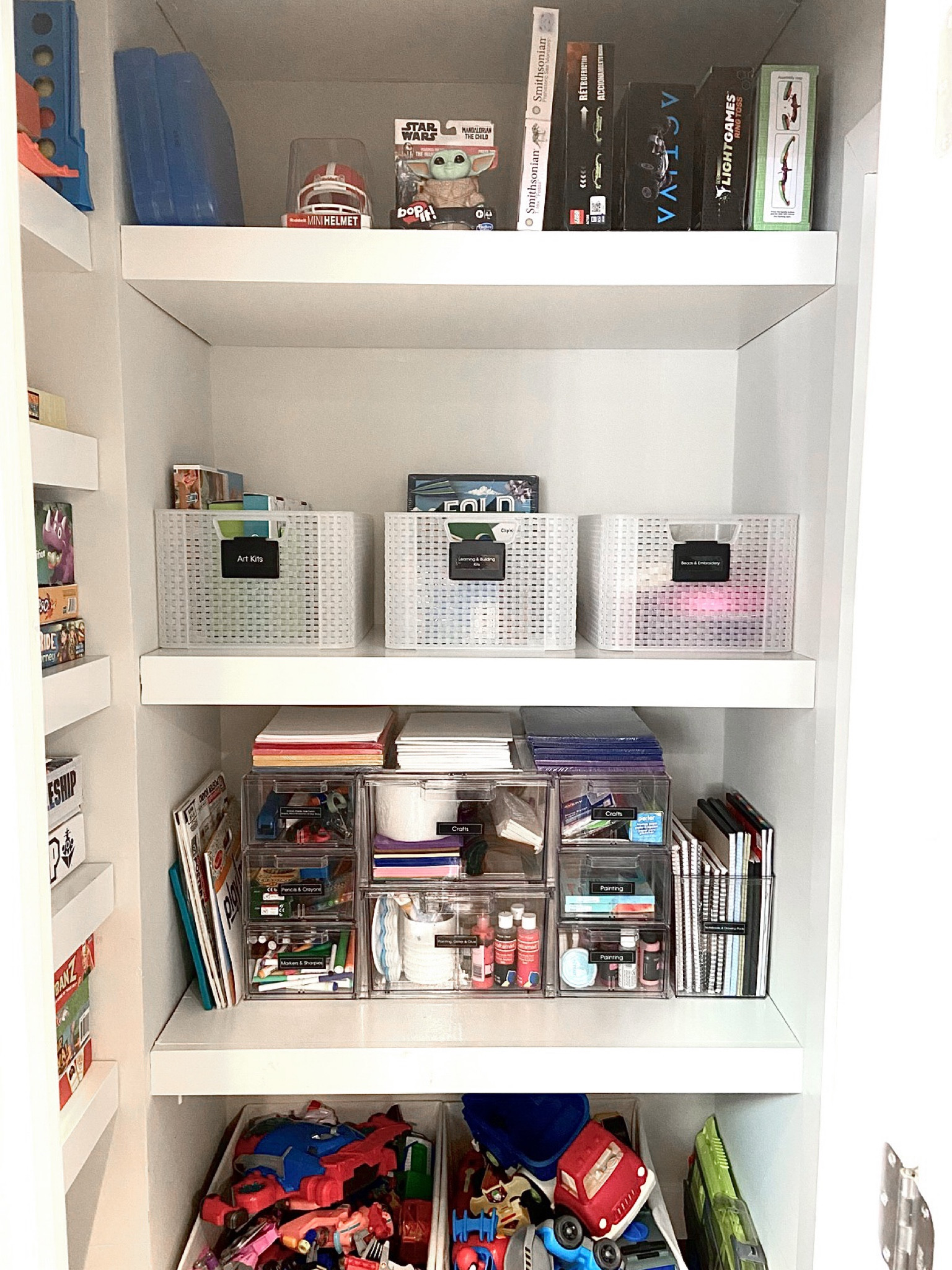 Cars, dinosaurs, and art supplies - we organized it all! Get all the products that help keep our clients’ home in order here. 

#LTKhome #LTKkids #LTKfamily
