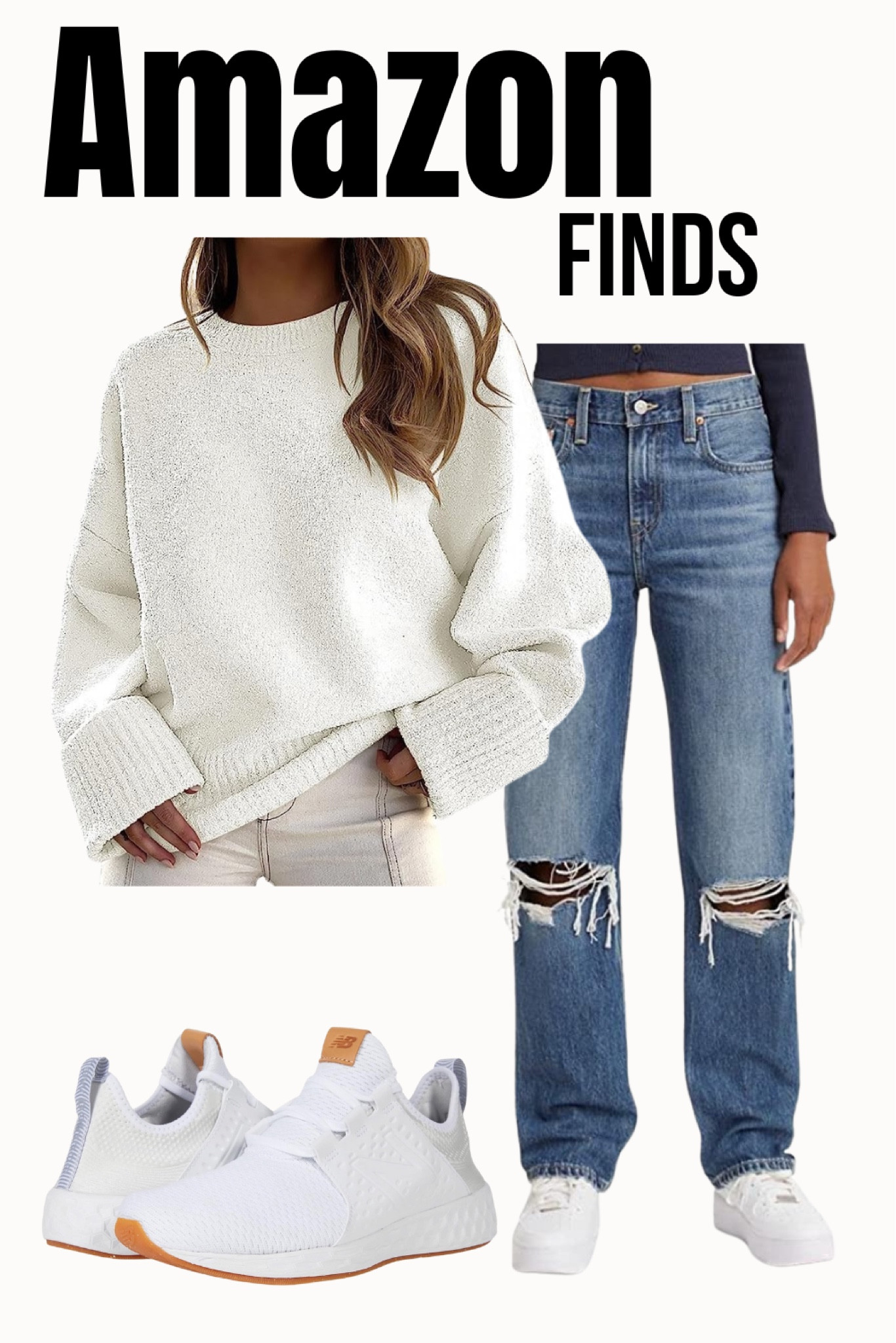Amazon valentines outfit, women’s style, women’s outfit, valentines, jeans, sneakers, sweater 

#LTKfindsunder100 #LTKMostLoved #LTKstyletip