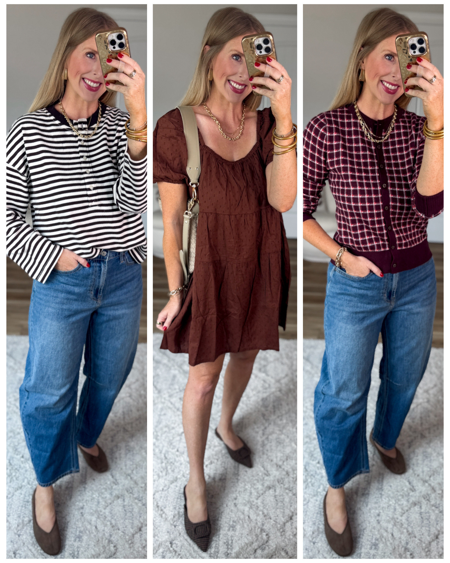 Daily try on, old navy barrel jeans, aerie, old navy

#LTKootd