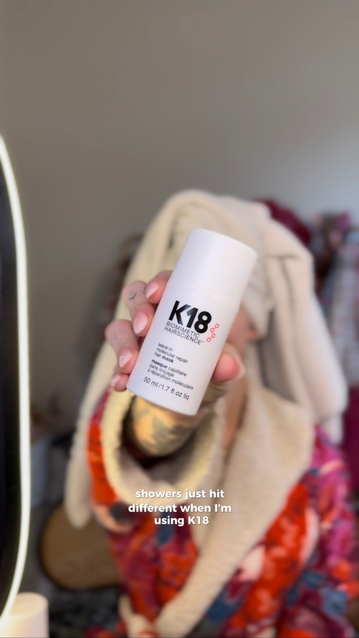 the best leave in mask 👌🏻
HUGE K18 fan 