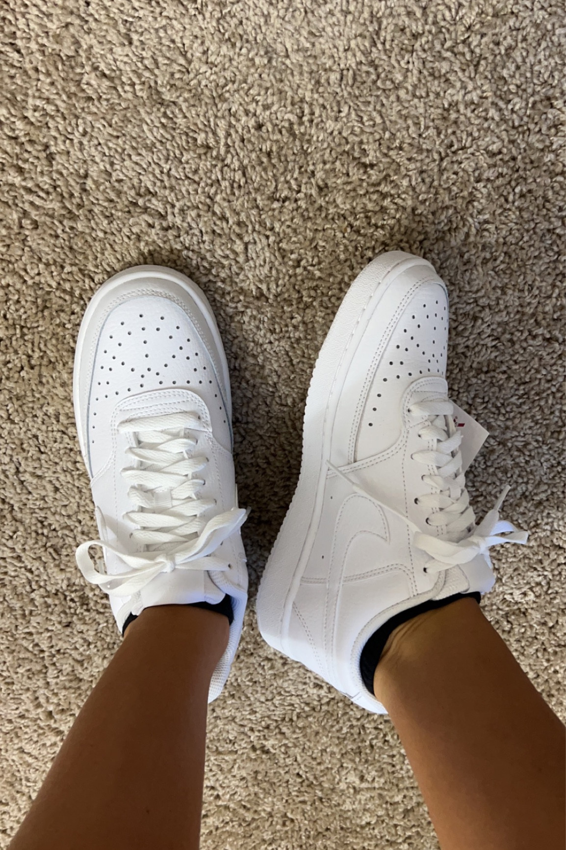 White Nike Court Vision Low Sneakers 

#LTKshoecrush #LTKstyletip #LTKGiftGuide