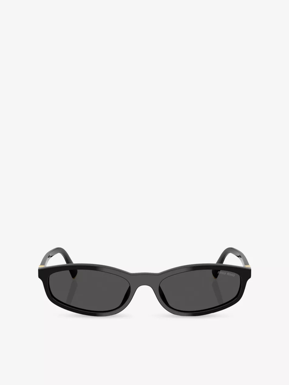 MU A06S branded acetate sunglasses | Selfridges