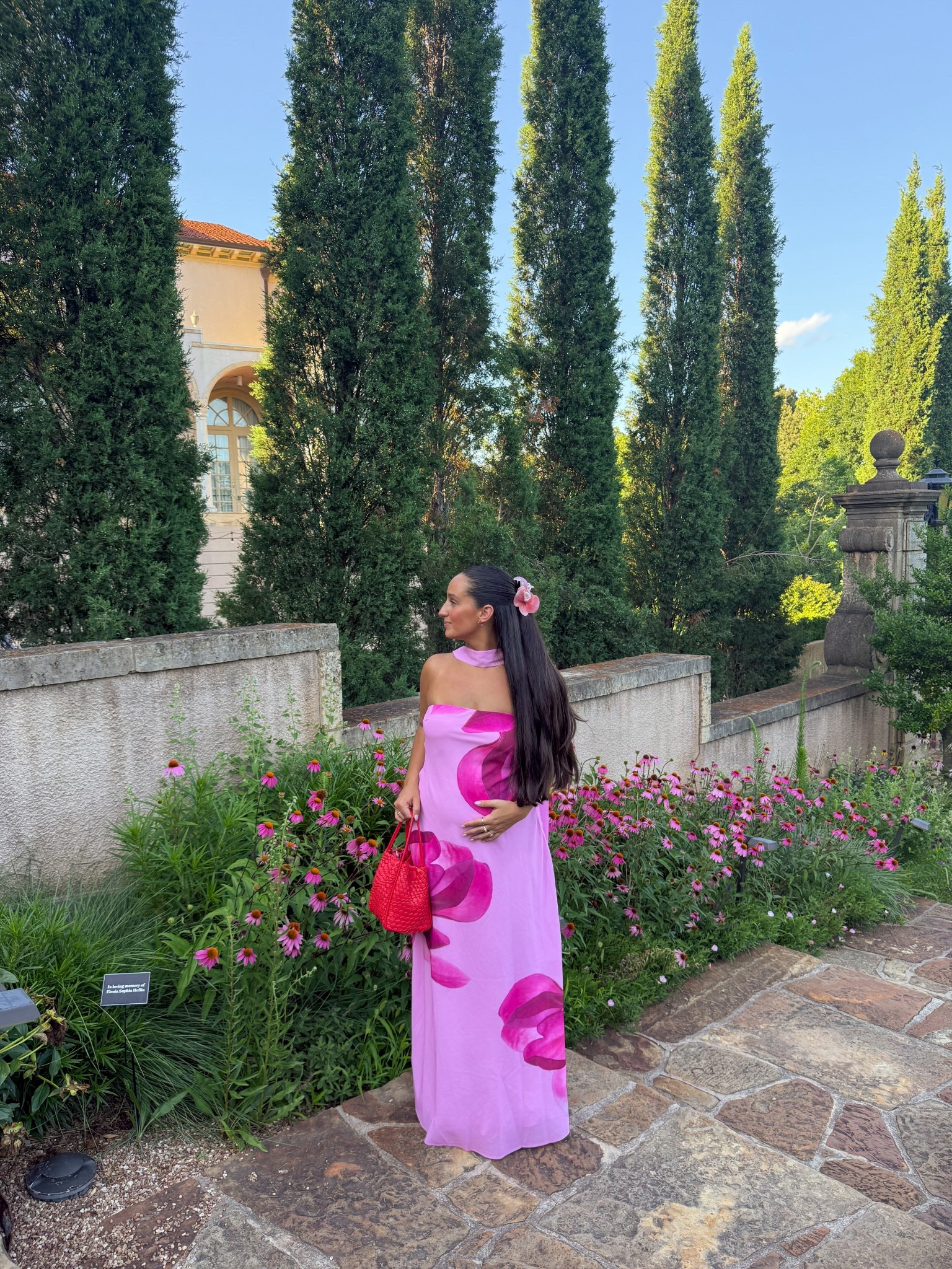 Elegant summer wedding guest dress 🌸 | Wore this stunning magenta gown to a formal wedding — perfect for black-tie events, evening receptions, or any dressy summer occasion. Fits true to size and so flattering! Also very bump friendly for the mamas 

Everything is under $100 as well 

#WeddingGuestDress #formaldress #SummerFormalStyle #LTKWedding #EveningGown

#LTKWedding #LTKTravel #LTKFindsUnder100