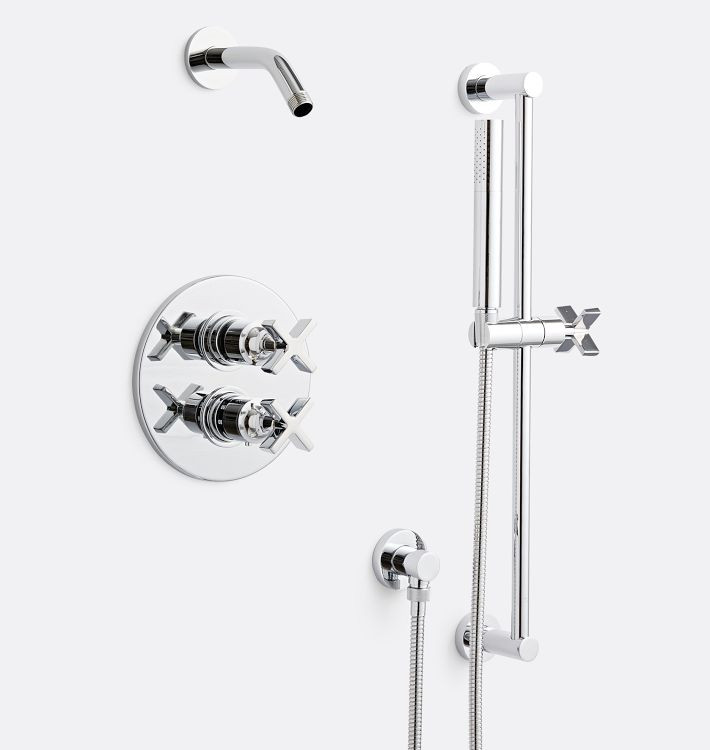 West Slope Thermostatic Shower Set with Handshower | Rejuvenation
