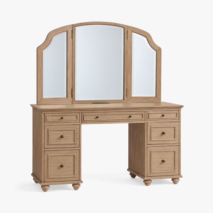 Chelsea Smart™ Storage Vanity Desk (54.5") | Pottery Barn Teen