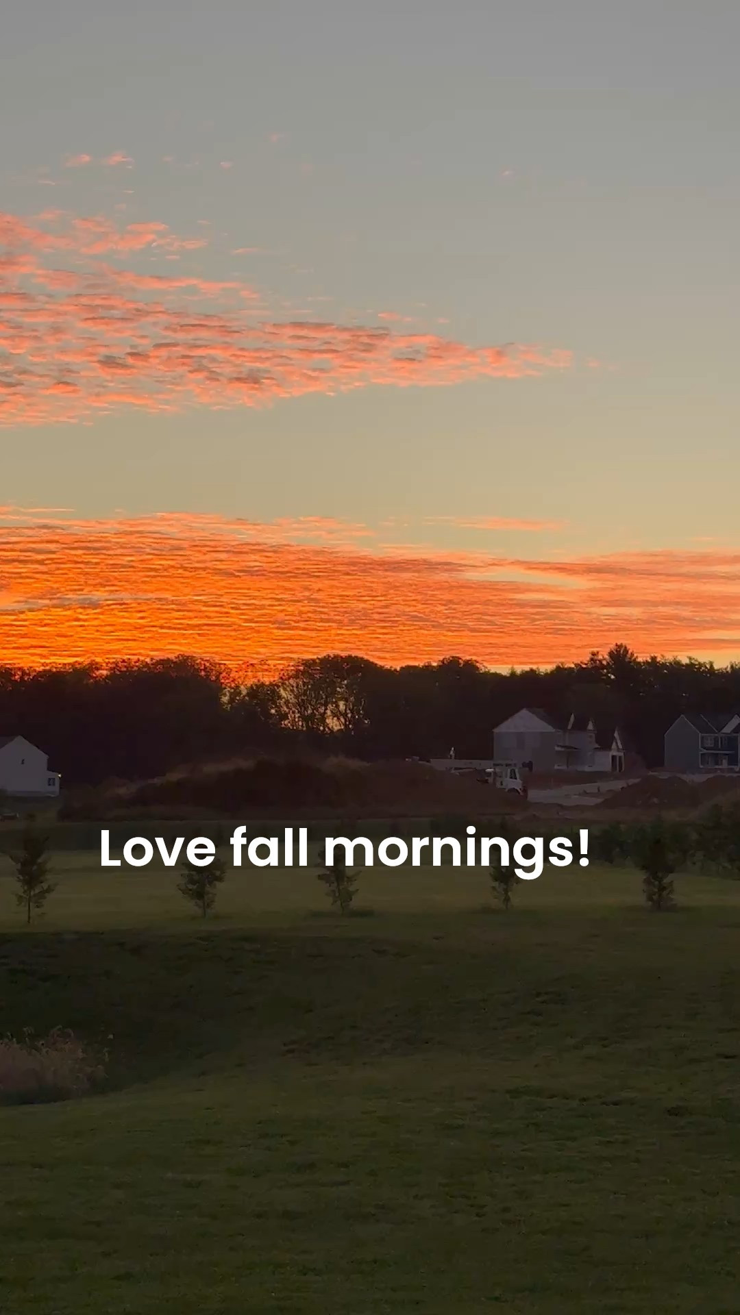 Sunrises and sunsets just never get old! Fall mornings are the best! #fallvibes #fall #morningviews #goodmorning 

#LTKBeauty #LTKSeasonal