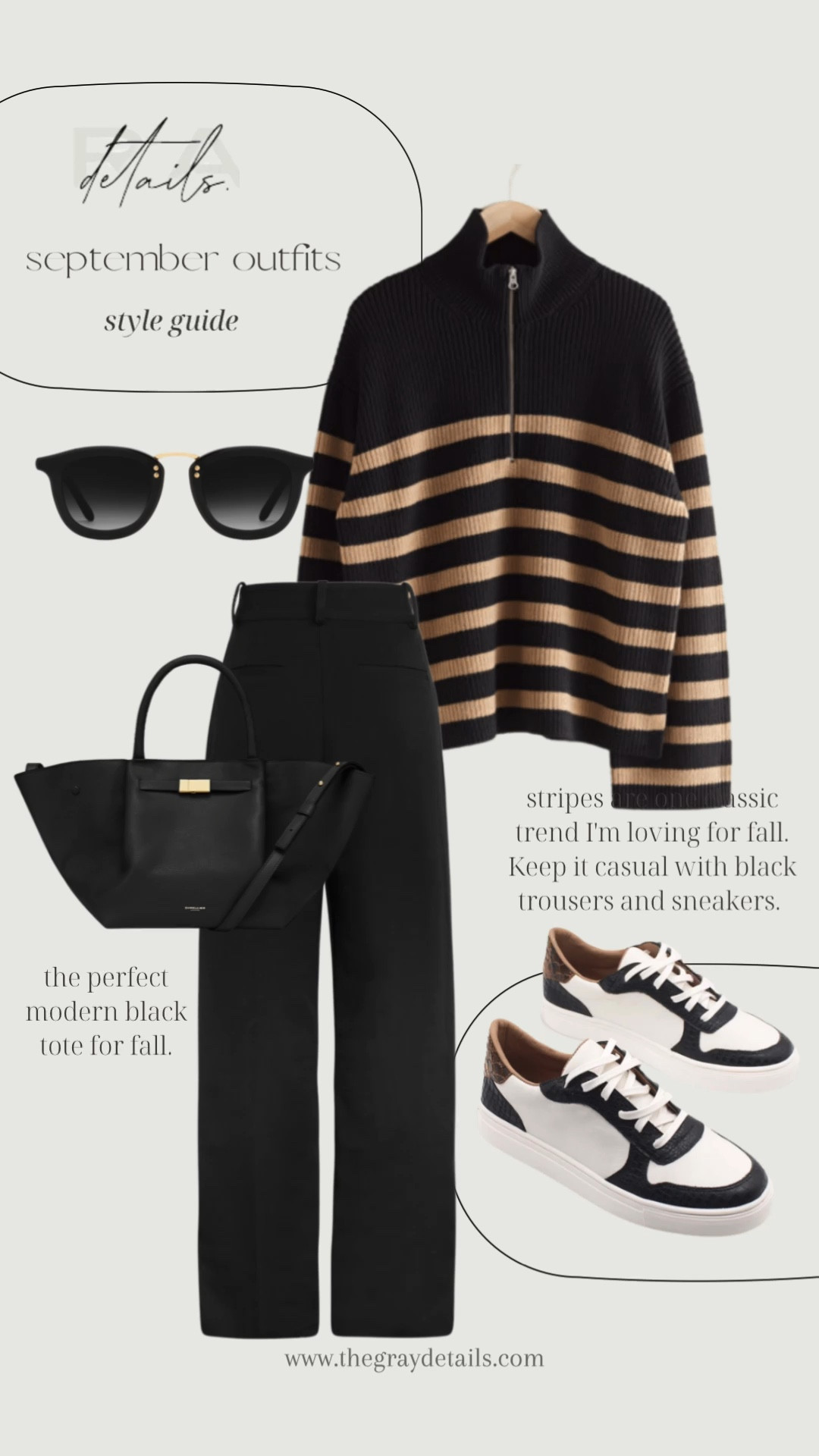 7 fall outfits for the week.

Striped sweater, date night, workwear, knit dress. Black and camel outfit 

#LTKstyletip #LTKworkwear #LTKSeasonal