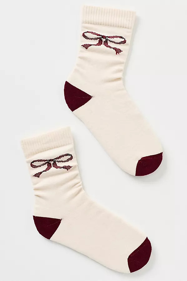 Bow Crew Socks | Anthropologie (US)