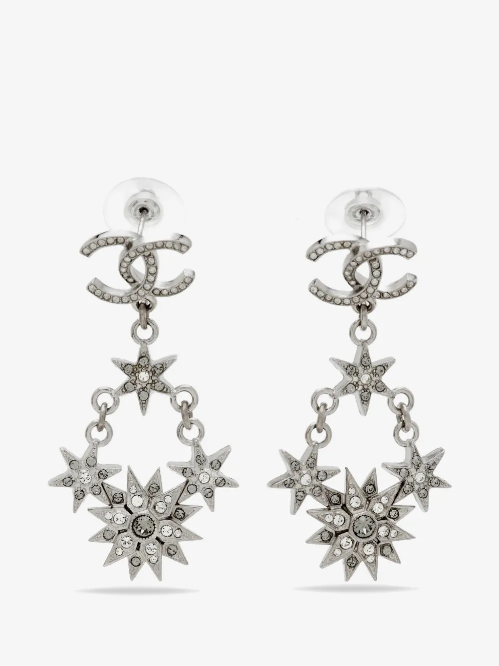 CC Starburst chandelier earrings | Farfetch Global
