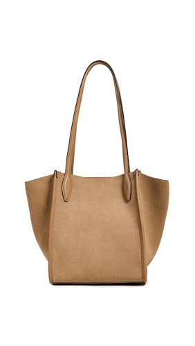 Madewell Women's The Lexington Small Tote In Suede, Walnut Shell, One Size | Amazon (US)
