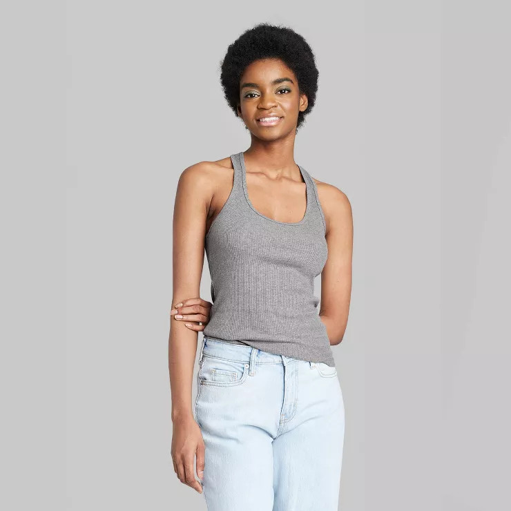 Women's Ribbed Tank Top - Wild Fable™ | Target