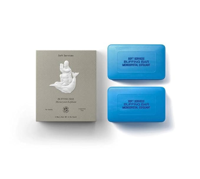 Soft Services BUFFING BAR Microcrystal Exfoliant - Original (fragrance free) | Amazon (US)