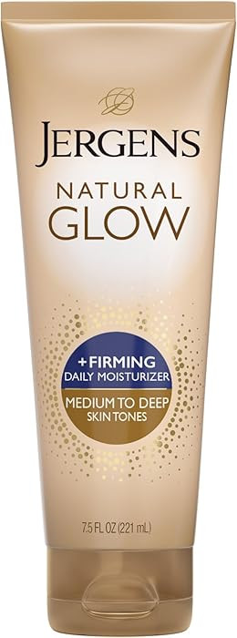 Jergens Natural Glow + Firming Daily Moisturizer Medium to Tan Skin Tones 7.5oz | Amazon (US)