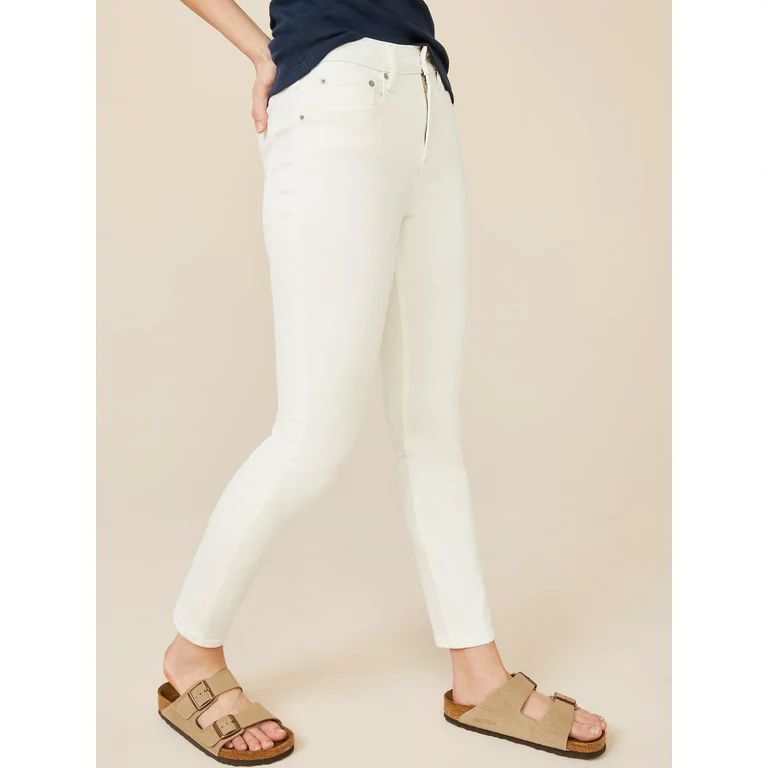 Free Assembly Women's High Rise Skinny Jeans | Walmart (US)
