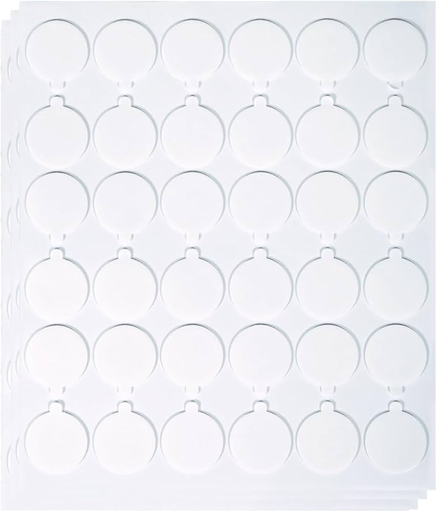 SmoTecQ Transparent Adhesive Dots, 20mm (108 Dots) – Removable Double-Sided Sticky Dots with Ea... | Amazon (US)