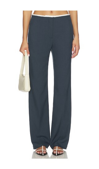 EAVES Lyla Decon Trouser in Grey. - size S | Revolve Clothing (Global)