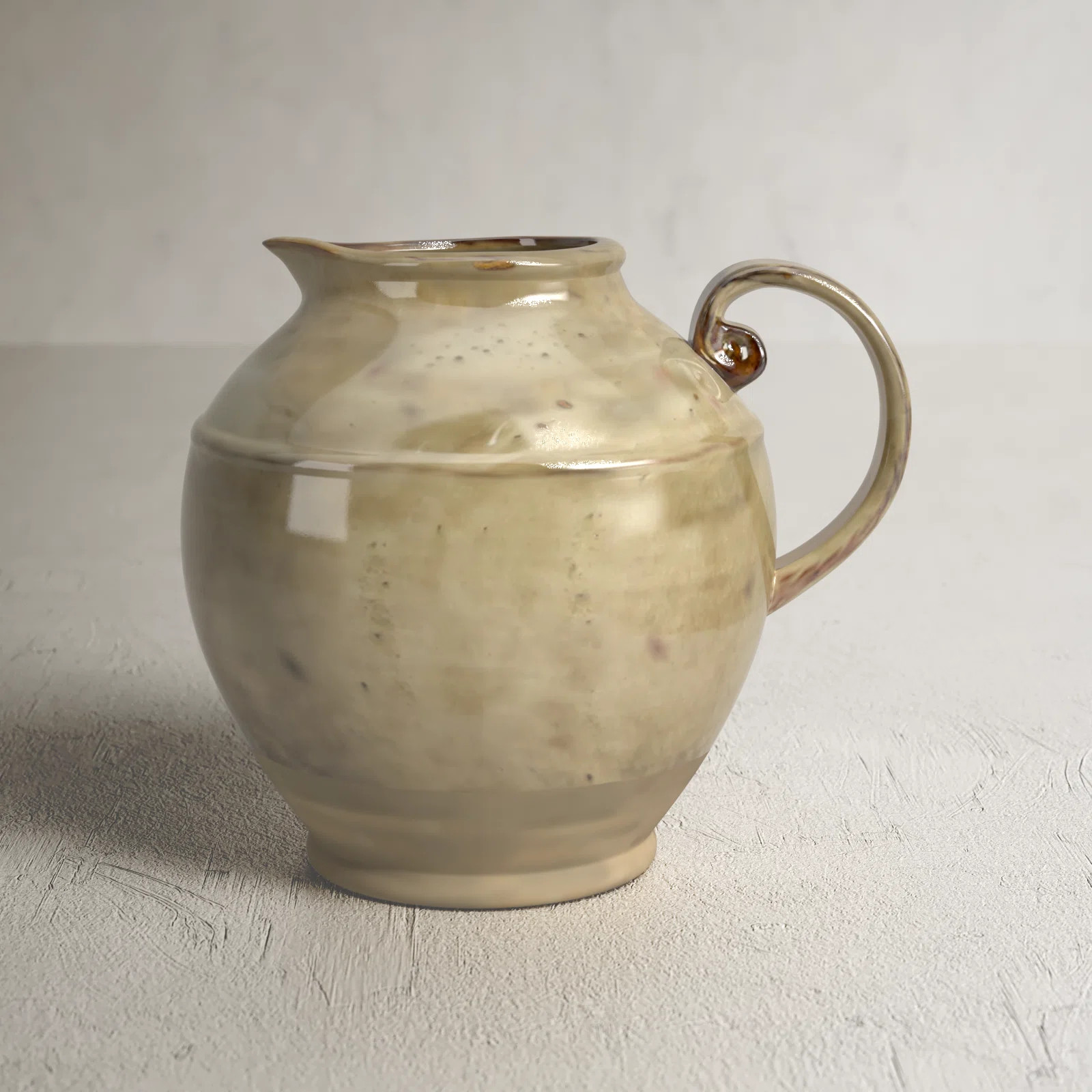 Birch Lane™ Natsuki Stoneware Pitcher in Reactive Glaze | Birch Lane | Birch Lane