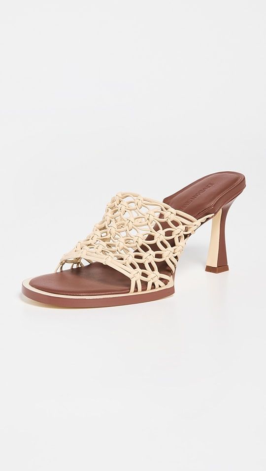 Theo Lattice Mule Heeled Sandals | Shopbop