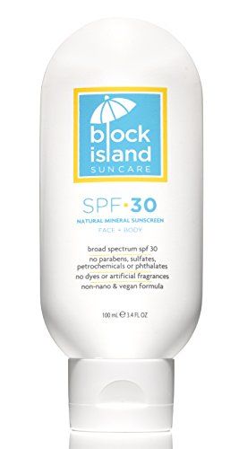 Block Island Organics - Natural Mineral Sunscreen SPF 30 - Broad Spectrum UVA UVB Protection - Non-N | Amazon (US)