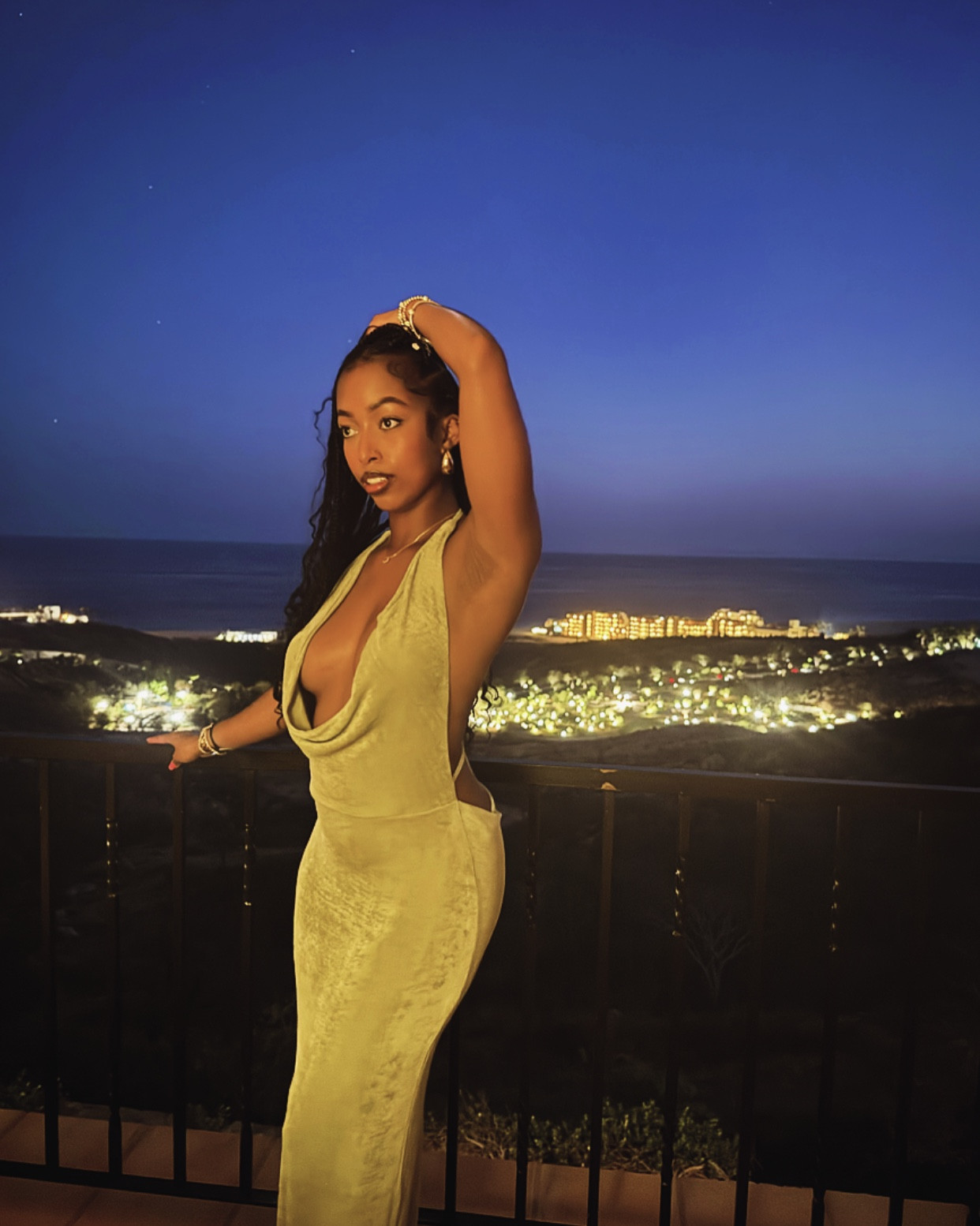 Still sexy btw ✨
—————
I love this backless green dress. I wore it on a trip to Cabo for an Italian dinner. It was so sexy, comfortable and chic. If you love looking and feeling amazing on a budget, this dress is for you. #SHEIN 
#budgetfriendly #datenight

#LTKTravel
