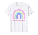 Groovy Palm Springs Rainbow Souvenir Tshirt in Pastel Colors T-Shirt | Amazon (US)