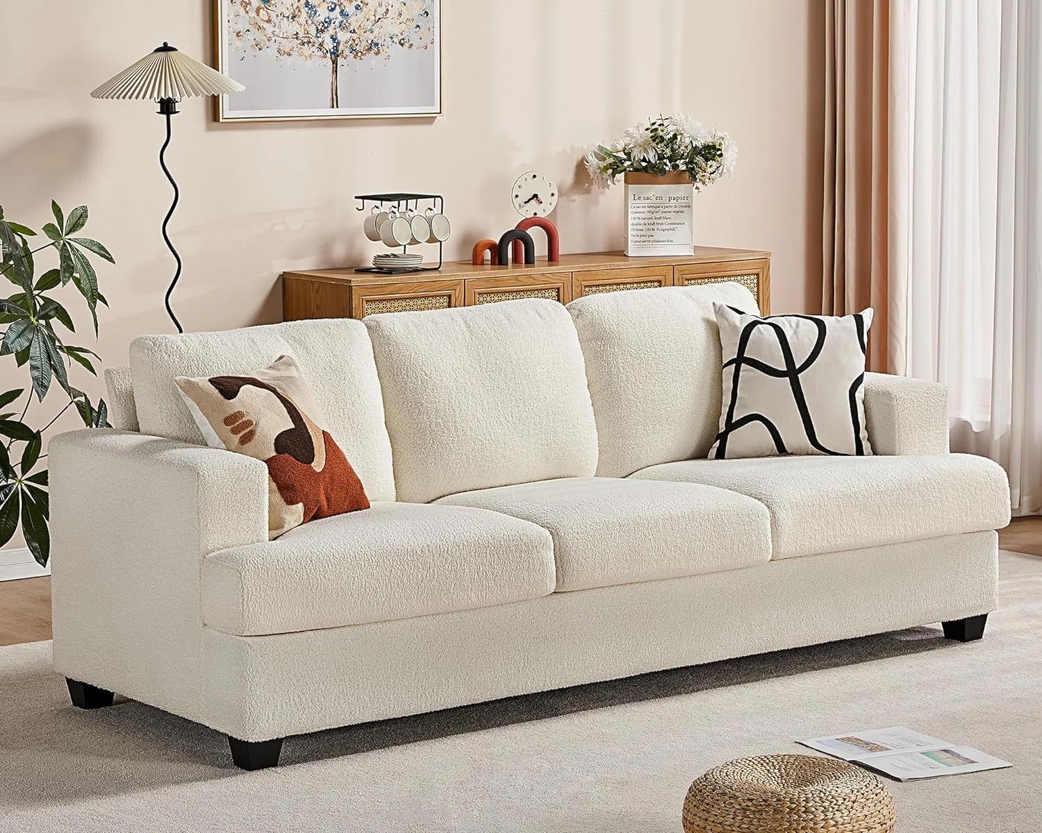 Berlinde 89" Upholstered 3 Seater Sofa | Wayfair North America