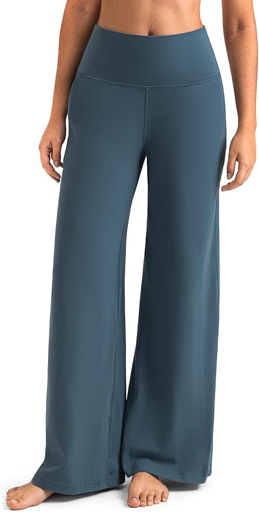 Colorfulkoala Dreamlux Women's High-Waisted Wide Leg Yoga Pants - Ultra Soft Casual Lounging Legg... | Amazon (US)