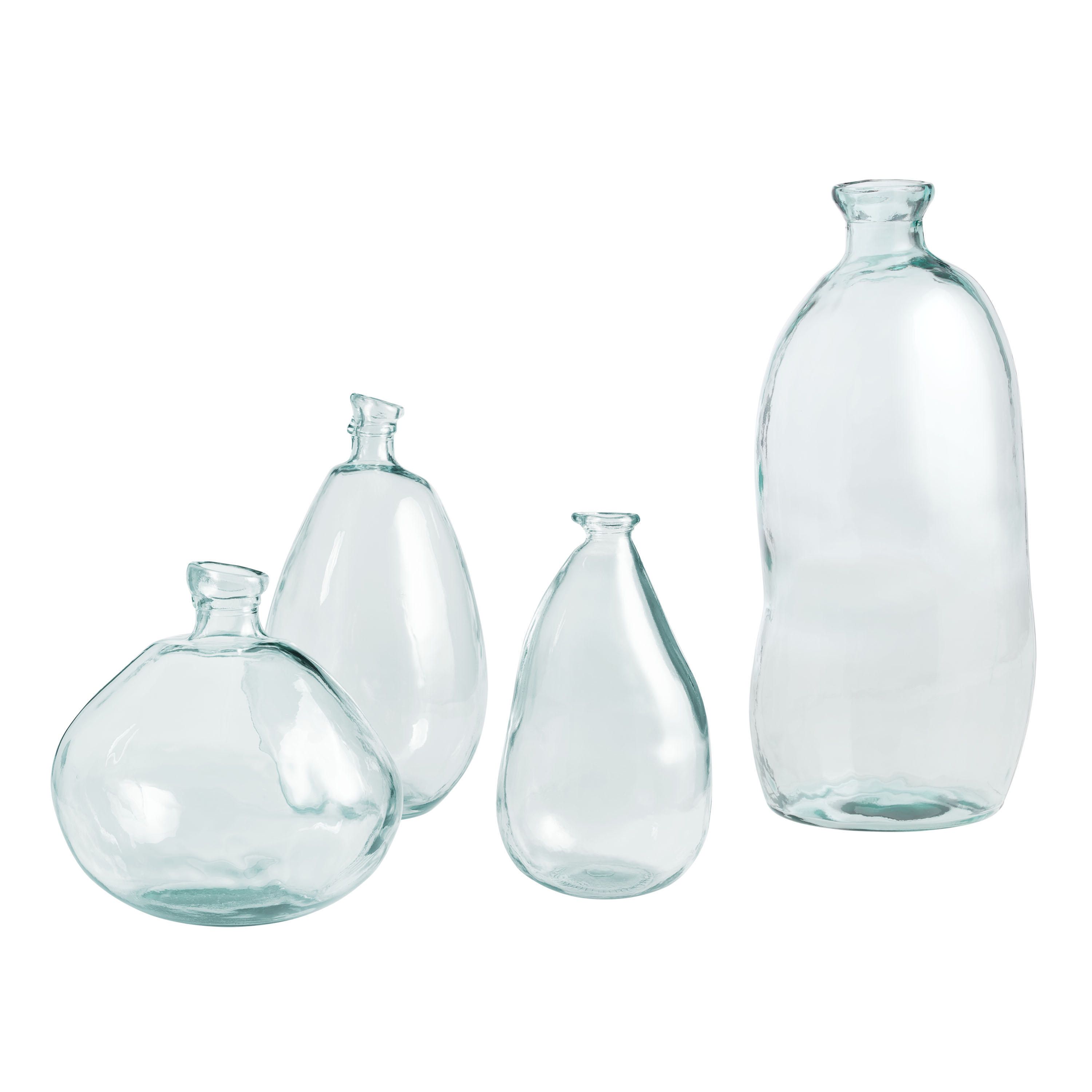 Barcelona Clear Recycled Glass Vase | World Market