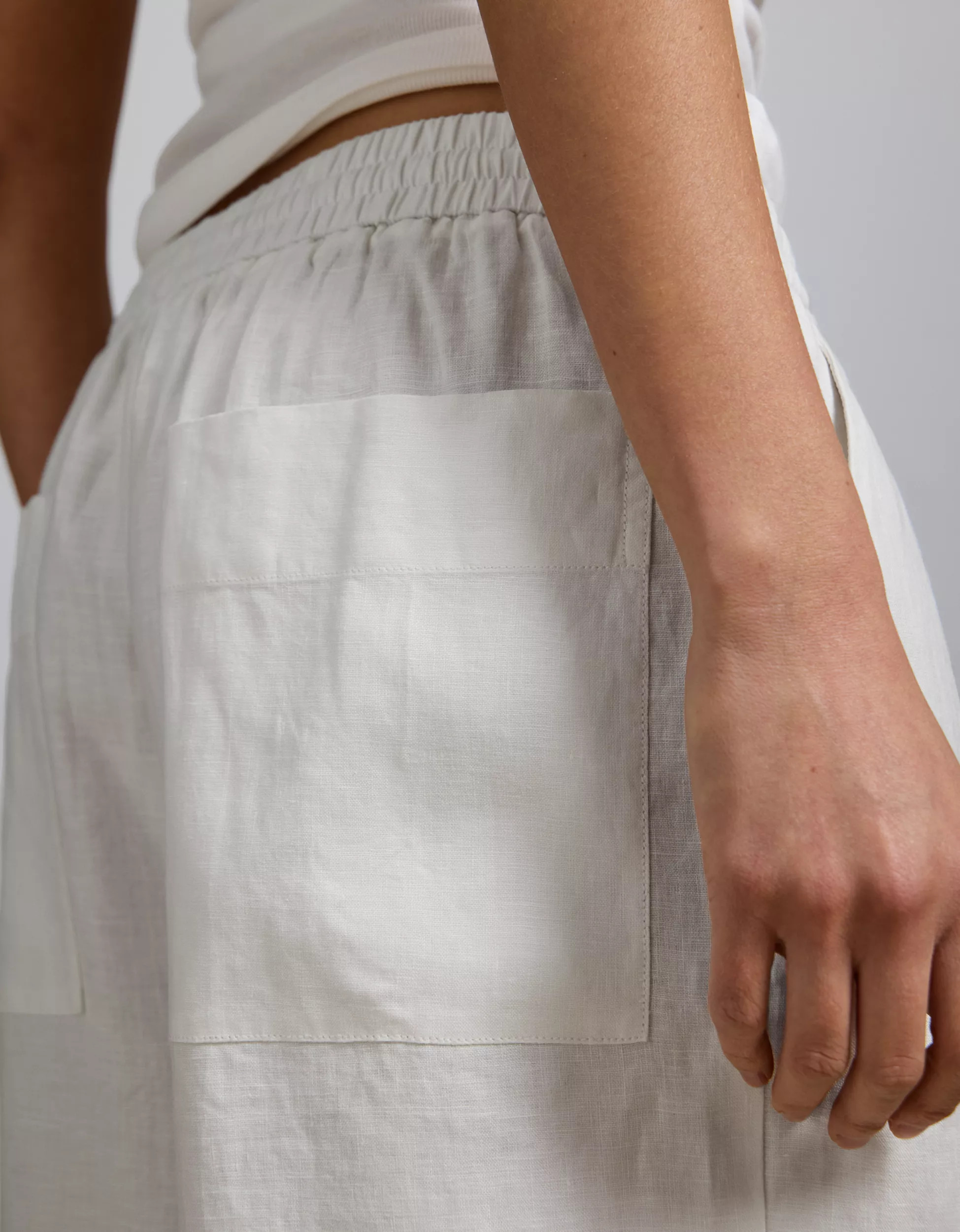 AE77 Premium Pull-On Linen Pant | American Eagle Outfitters (US & CA)