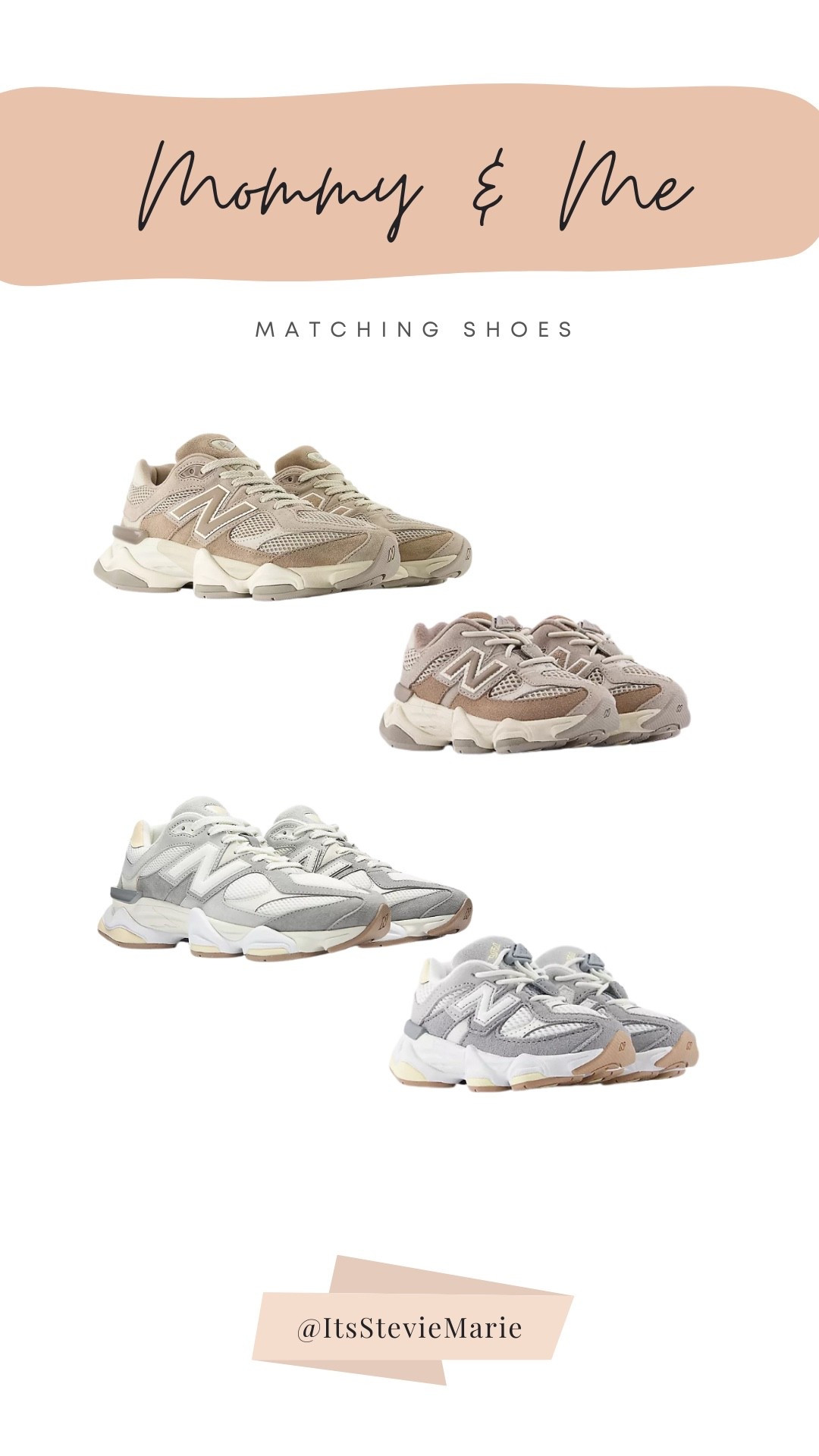Mommy and Me matching shoes - mommy & me, family matching shoes, toddler shoes, daddy and me, daddy & me, new balance, new balance 9060

#LTKFamily #LTKKids #LTKShoeCrush