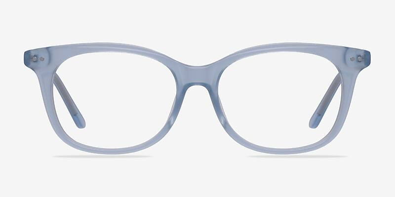 Brittany Cat Eye Clear Blue Glasses for Women | Eyebuydirect | EyeBuyDirect.com