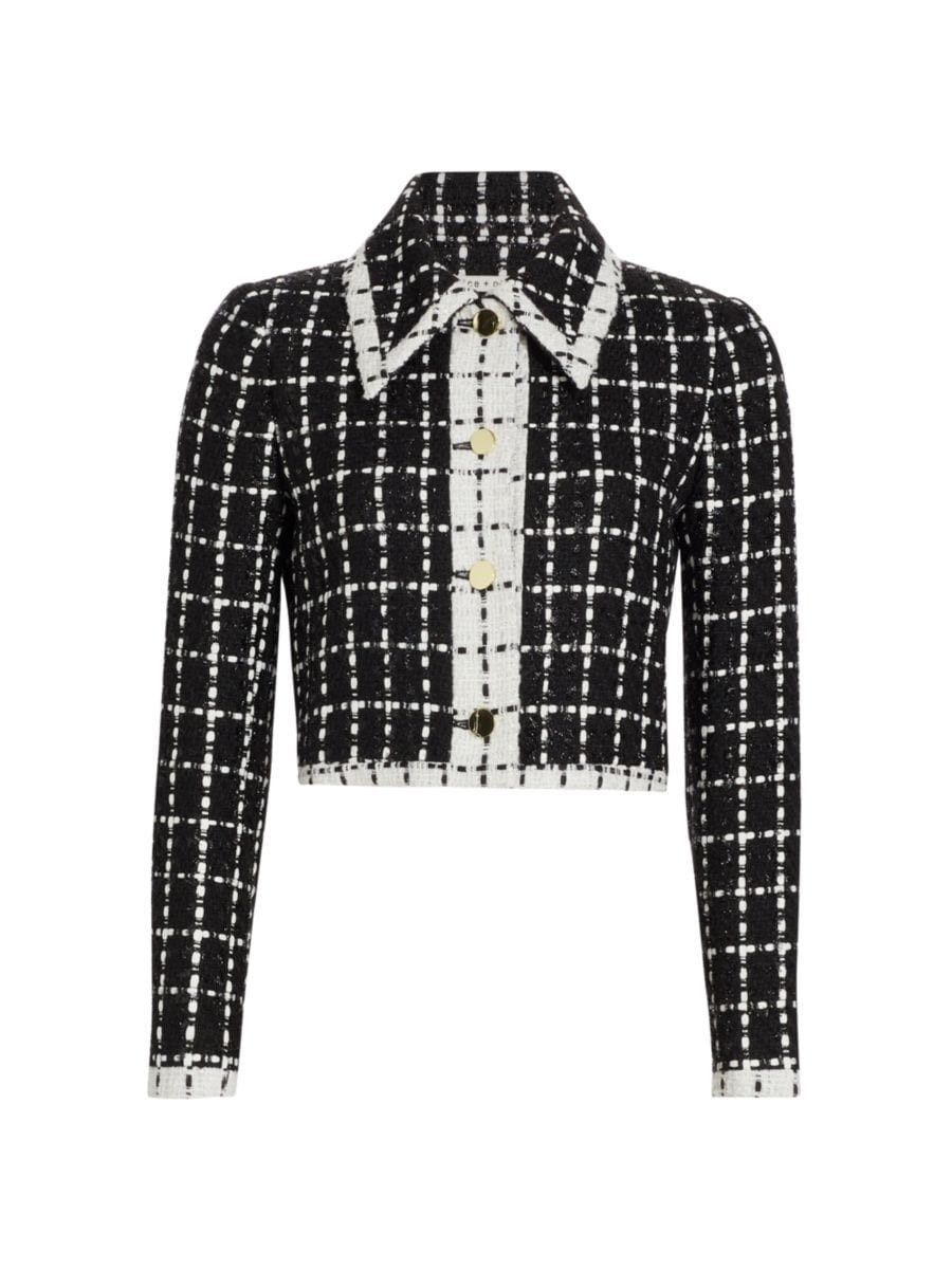 Renae Tweed Cropped Jacket | Saks Fifth Avenue
