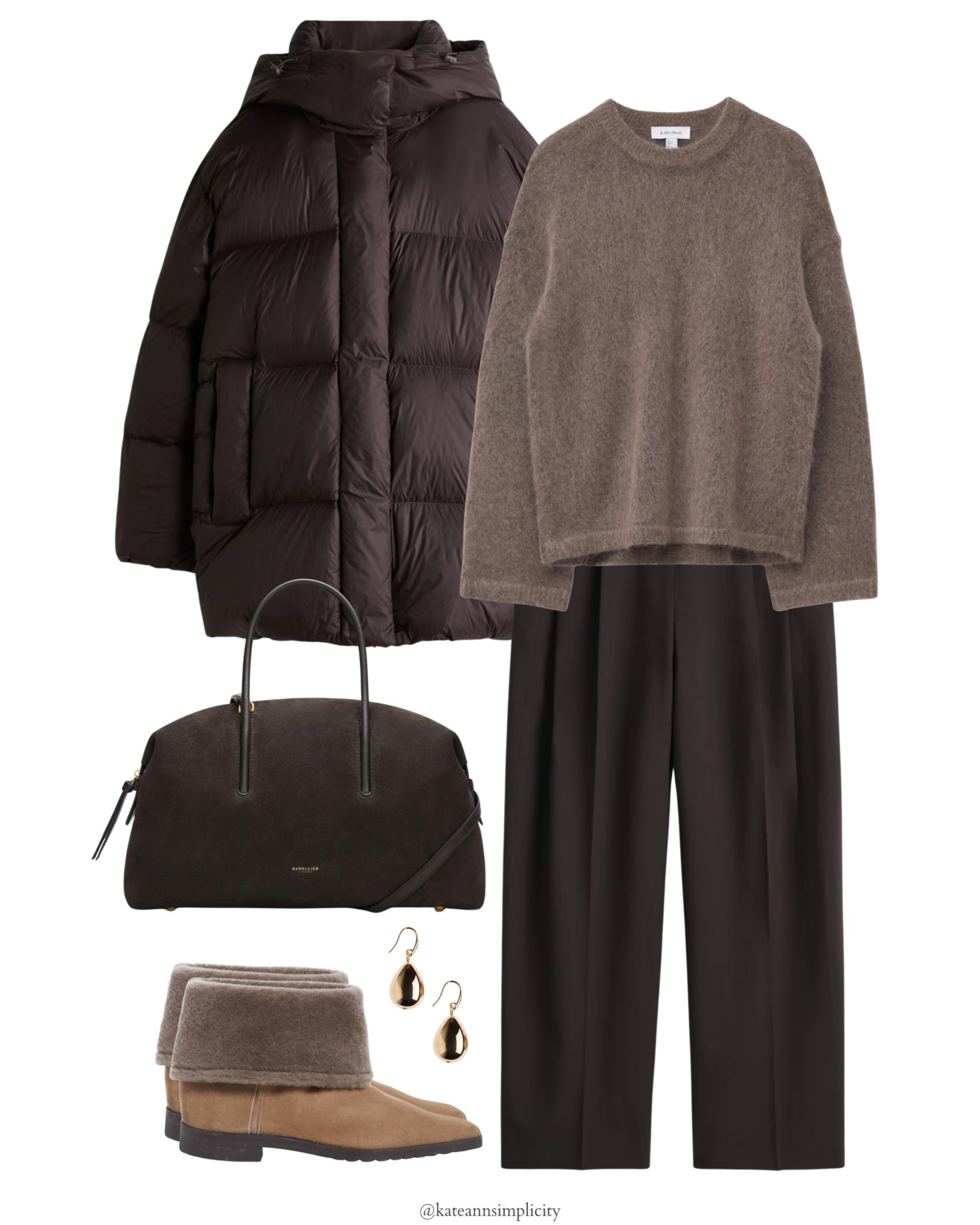 Winter outfit
totem, chocolate brown, mohair, wool, puffer down jacket, everyday outfit 

#LTKPlusSize #LTKSeasonal #LTKMidsize