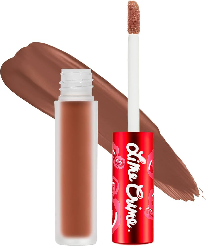 Lime Crime Velvetines Liquid Matte Lipstick, Shroom (90s Brown) - Bold, Long Lasting Shades & Lip... | Amazon (US)