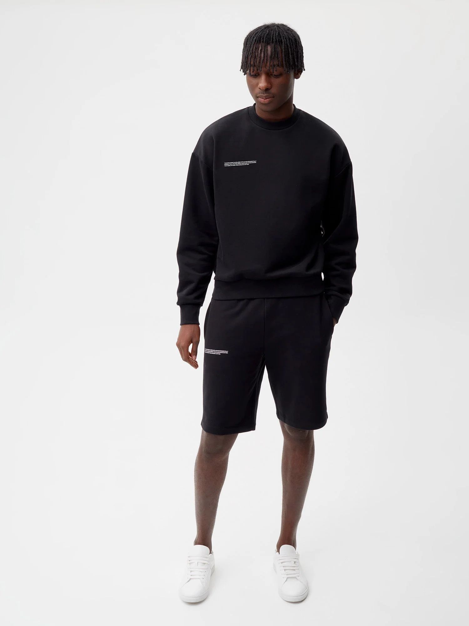 365 Midweight Long Shorts - black | The Pangaia US