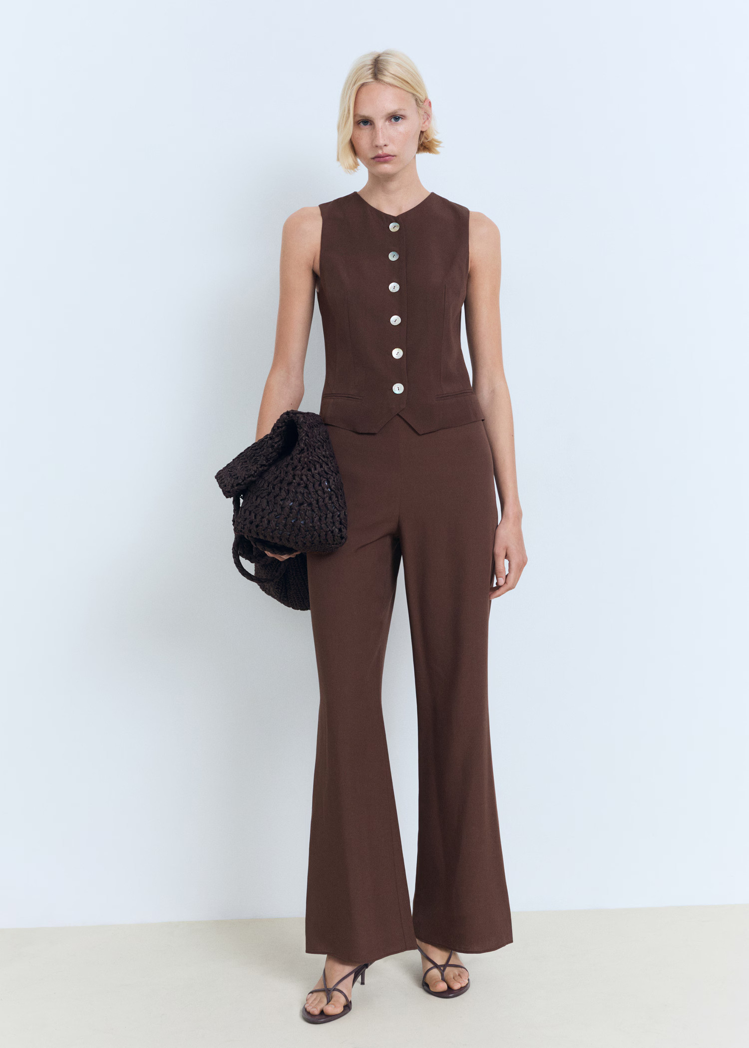 Suit vest with buttons - Women | MANGO USA | Mango (US/MX/AU)