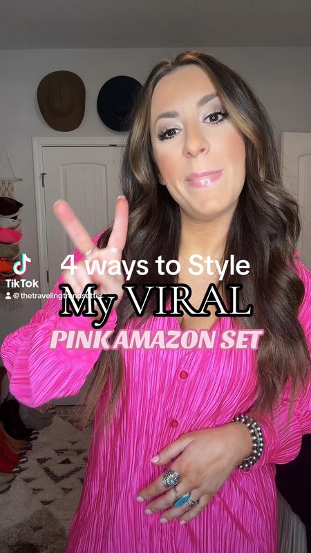 4 ways to style my Amazon fashion pink spring two piece set - western 

#LTKtravel #LTKVideo #LTKSpringSale