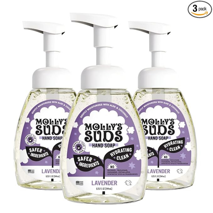 Molly's Suds Foaming Hand Soap - Made with Aloe and Coconut Oil | Moisturizing Hand Wash | Clean ... | Amazon (US)
