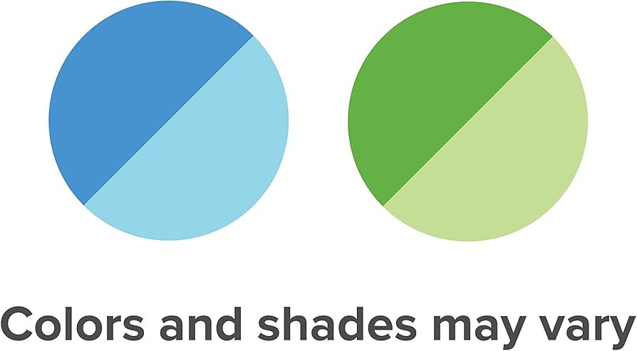 Munchkin® Stay Put™ Divided Suction Toddler Plates, Blue/Green | Amazon (US)