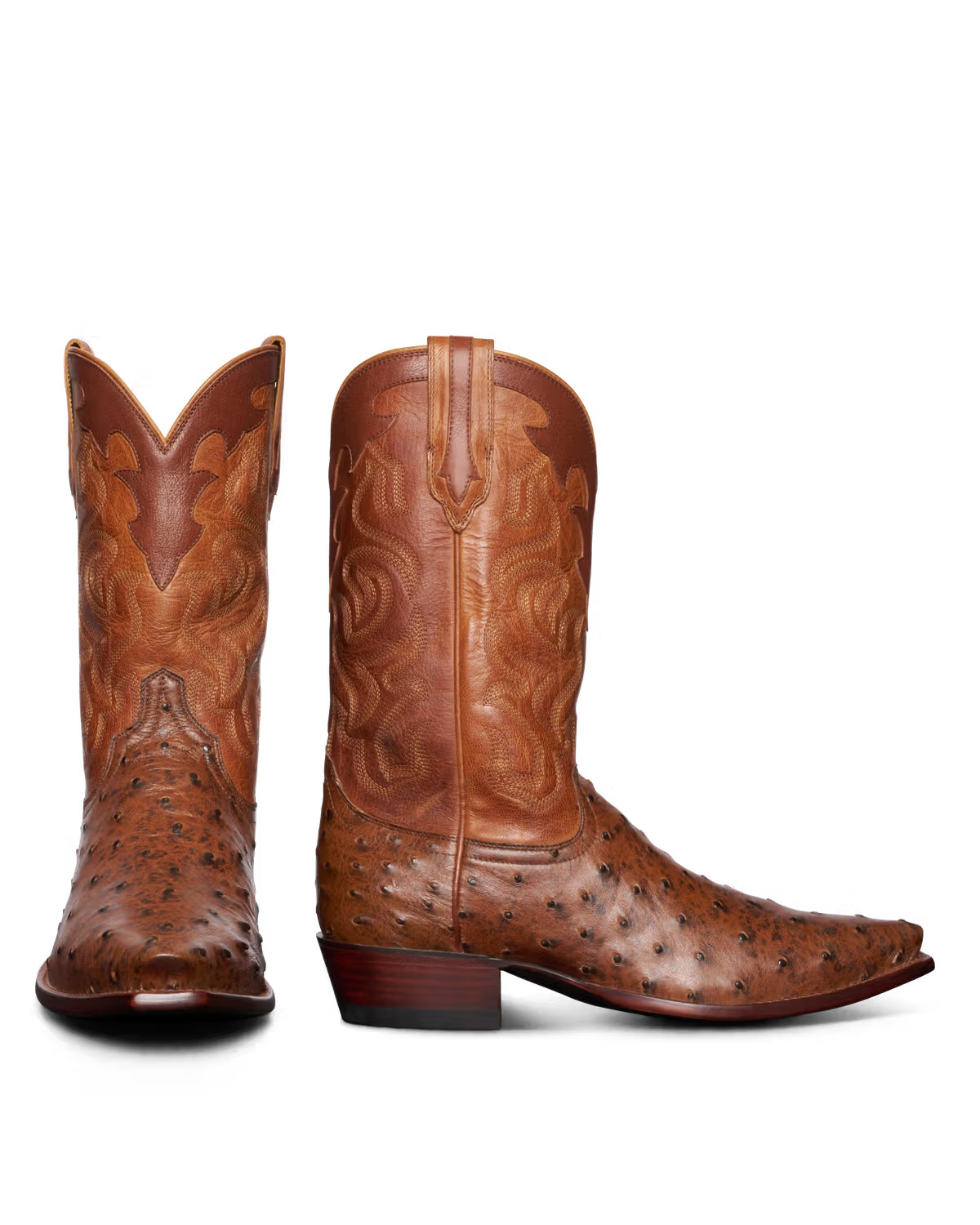 The Garrett in Peanut Ostrich - Men's Cowboy Boot | Tecovas | Tecovas