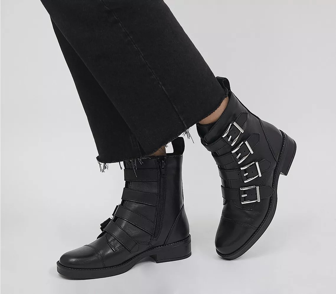 Apricot Multi Buckle Boots | OFFICE London (UK)