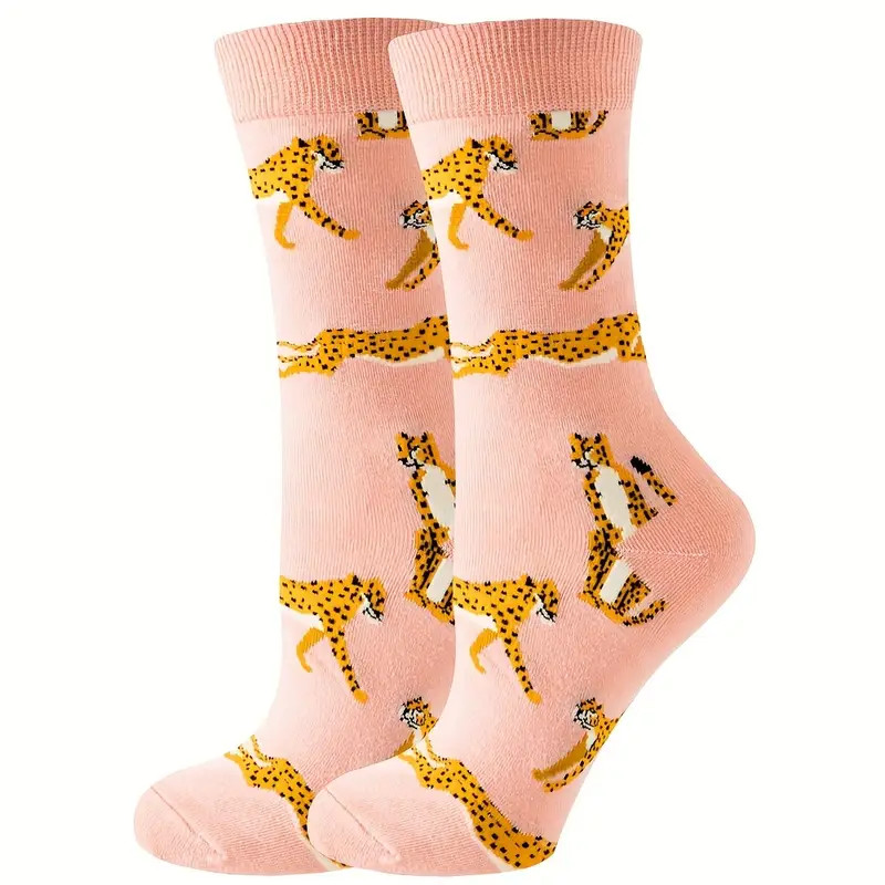 Leopard Print Socks Comfy Breathable Music Festival   Tube - Temu | Temu Affiliate Program