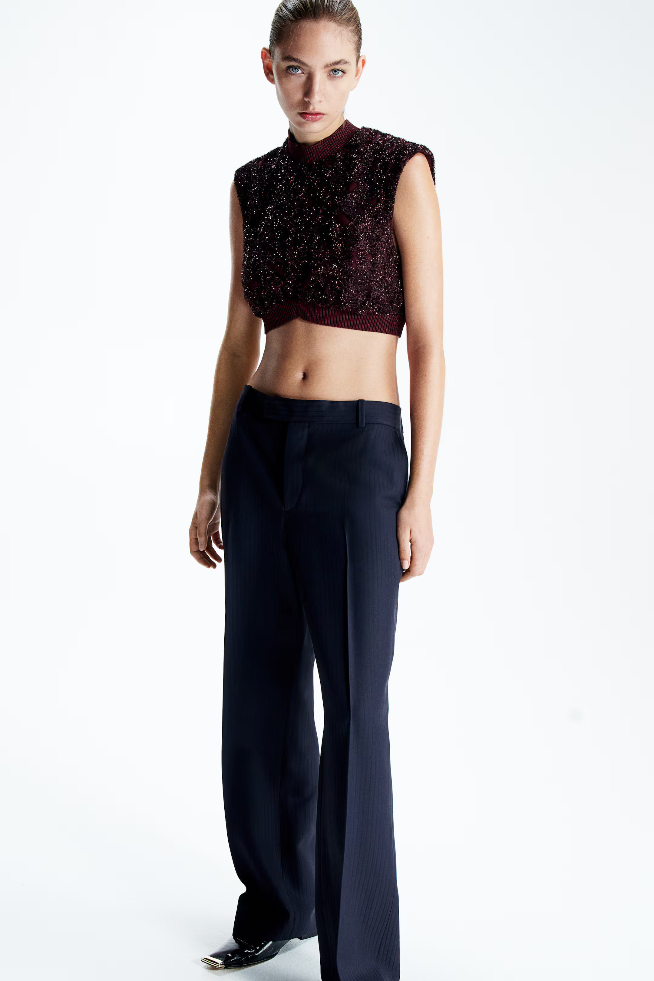 Glittery Crop Top | H&M (US + CA)