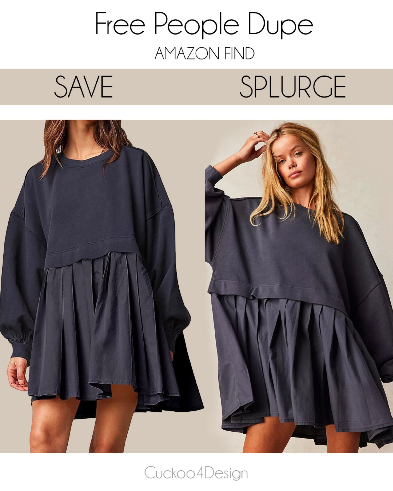 Splurge or save , look for less , free people dupe , fp dupe , free people Amazon , fp Amazon , free people dupes from Amazon , Amazon find

#LTKstyletip #LTKsalealert #LTKfindsunder50