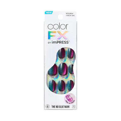 KISS Products colorFX by imPRESS Press-On Manicure Fake Nails - Short Squoval - Before Hours - 30ct | Target
