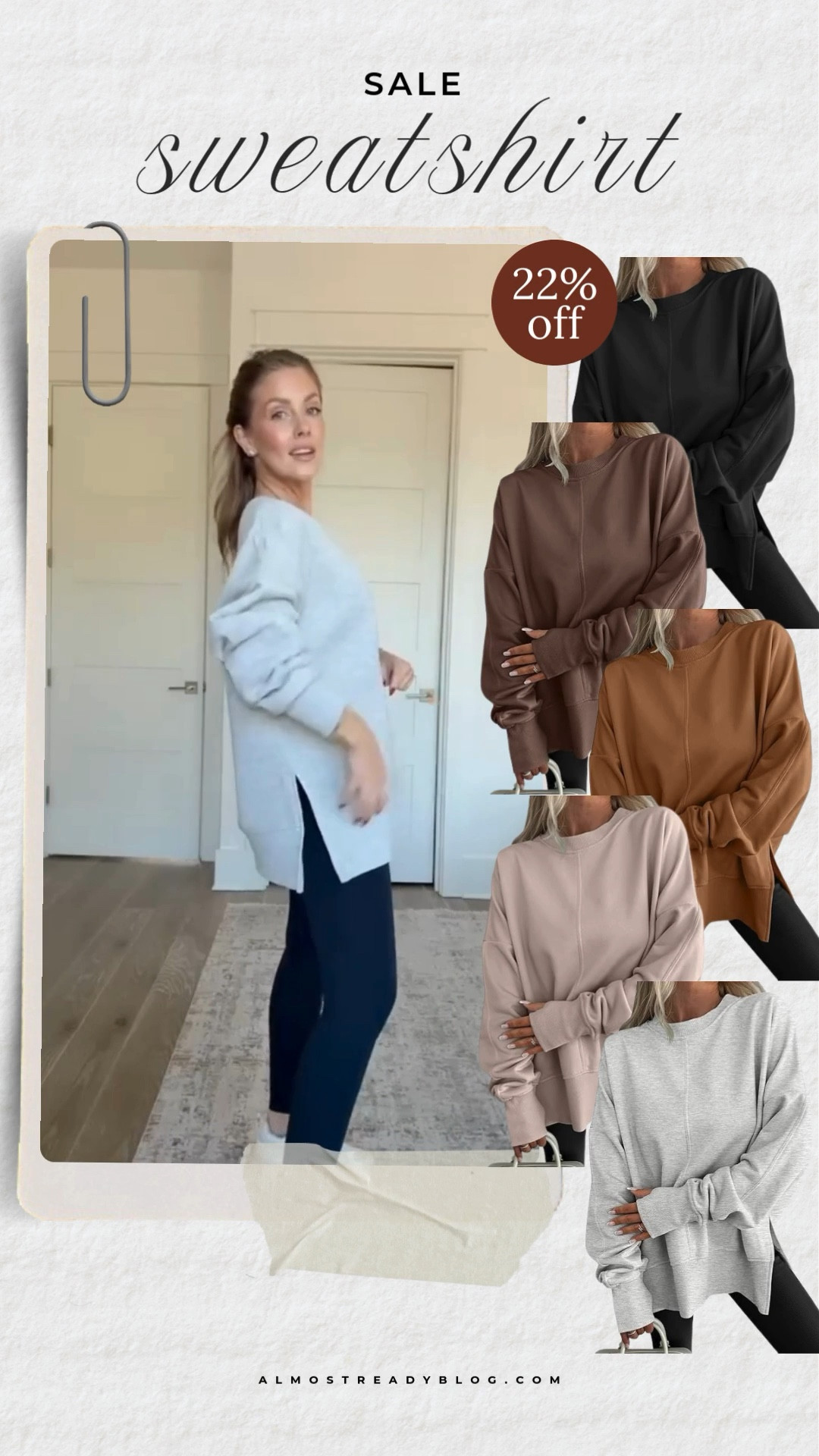 Amazon sweatshirt on sale today! Small Amazon sports bra tank / XS leggings / Small sweatshirt 💙

#LTKOver40 #LTKPetite #LTKSaleAlert