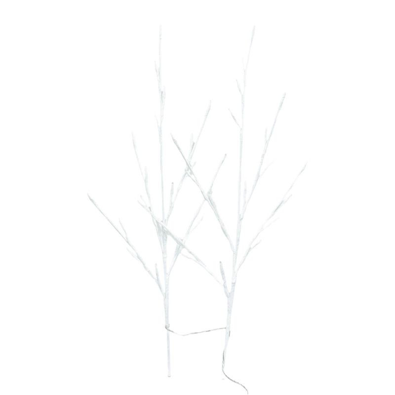Set of 2 Battery Operated Warm White LED Light Branches, 26" | At Home