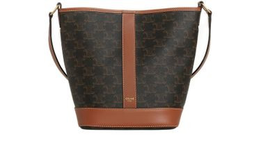 Small bucket in Triomphe canvas and calfskin | 24S US