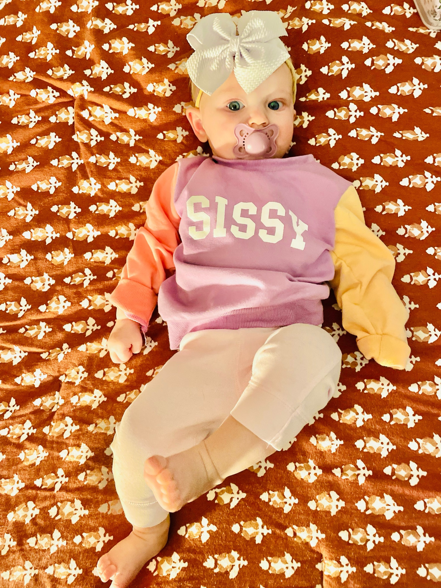 Cutest pullover sweatshirt!! 😍 
Baby sweatshirt, spring outfits, baby girl outfits, baby girl fashion 

#LTKkids #LTKbaby